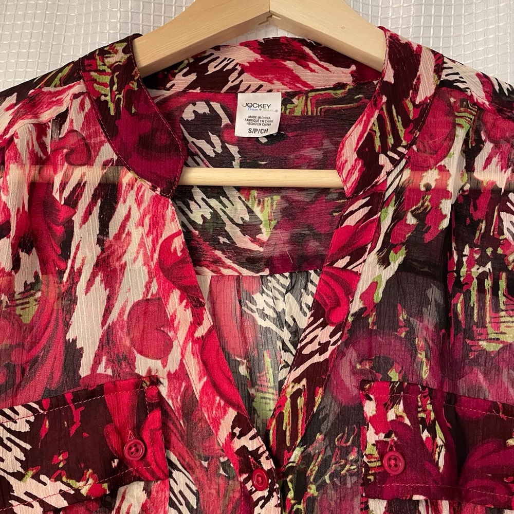 Sheer over-blouse - Picture 4 of 9